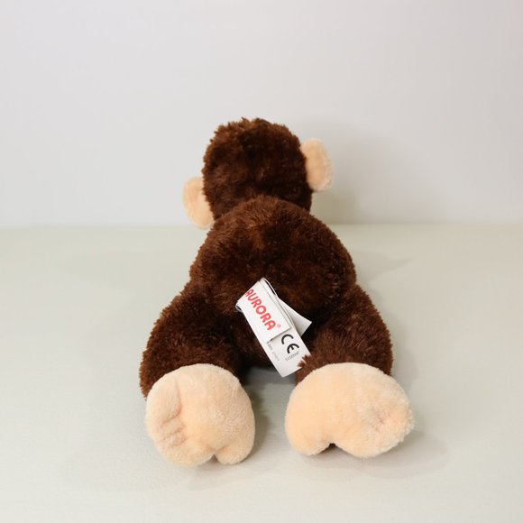Aurora Flopsie Monkey Chimpanzee Plush Stuffed Animal Toy - Picture 4 of 11